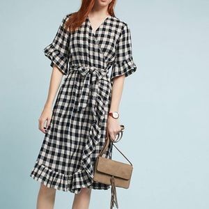 Anthropologie Isabella Sinclair Gingham Dress